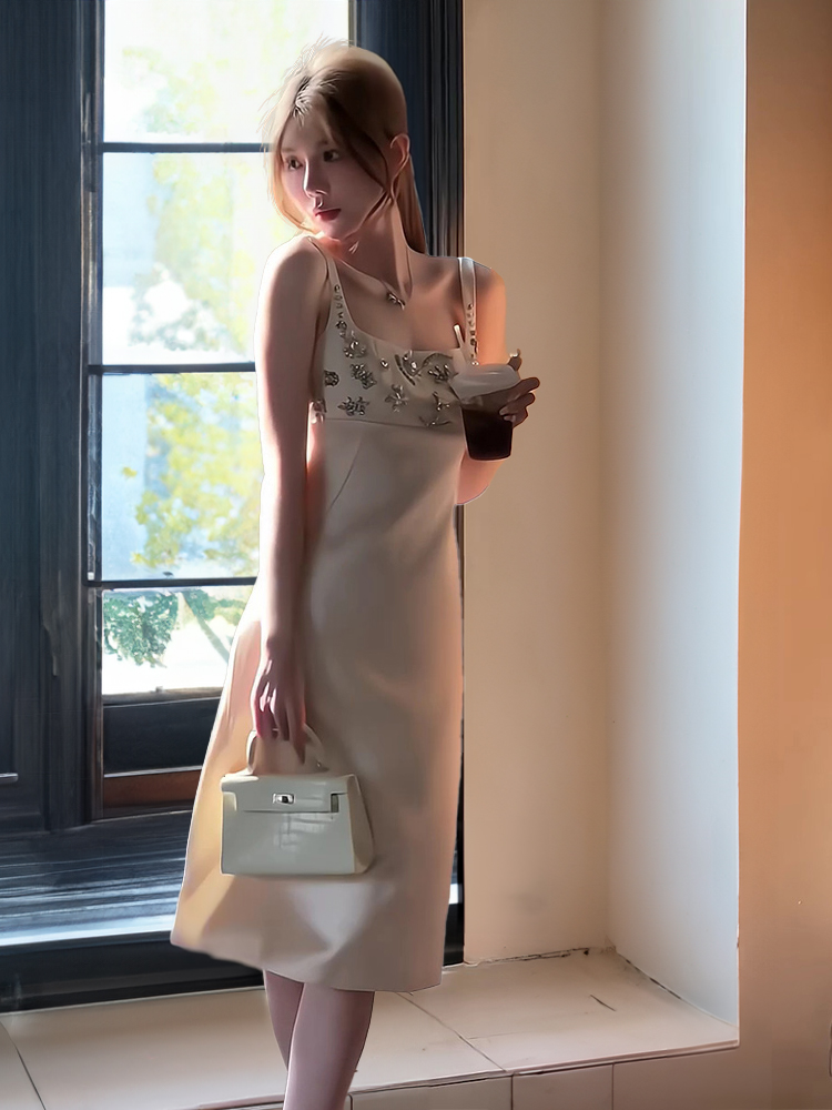 Women Formal Wear With Skirt - 우아한 헤비 워크 새틴 이브닝 드레스