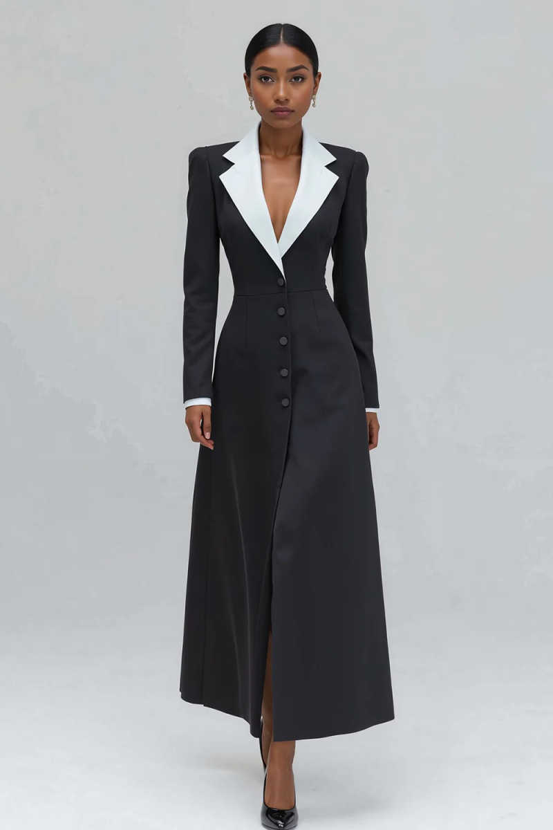 A 라인 여성 롱 블레이저 재킷 원피스 정장 생일 파티 - Women'S Formal Wear For Wedding Guest 리뷰 및 가격