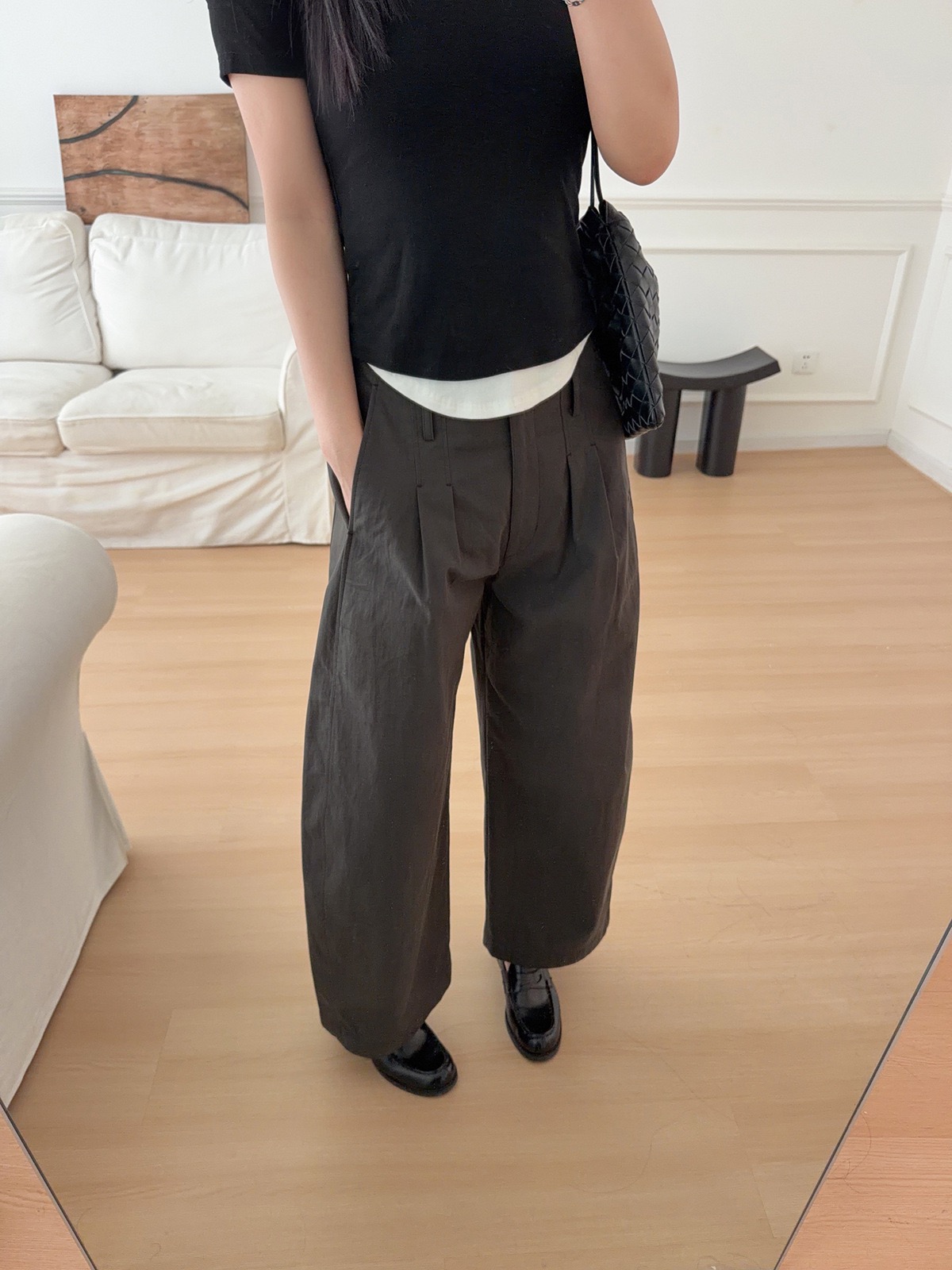 C 홈 2026 가을 신상 스탠다드 테일러드 플리츠 믹 - Tailored Trouser Wide 리뷰 및 가격