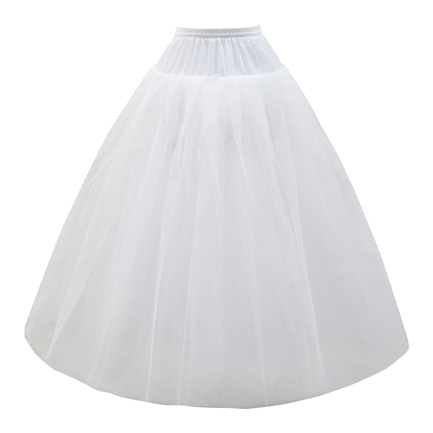 여성용 긴 크리놀린 페티코트 슬립 드레스용 풀 언더스커 - Women Formal Wear Combination 리뷰 및 가격