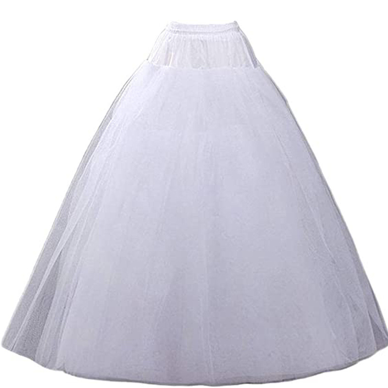 여성용 긴 크리놀린 페티코트 슬립 드레스용 풀 언더스커 - Women Formal Wear Combination 리뷰 및 가격