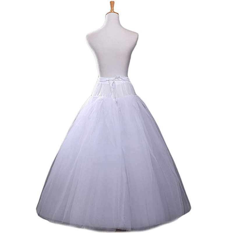 여성용 긴 크리놀린 페티코트 슬립 드레스용 풀 언더스커 - Women Formal Wear Combination 리뷰 및 가격