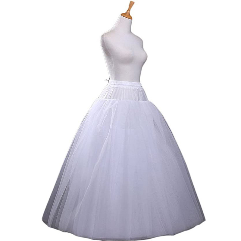 여성용 긴 크리놀린 페티코트 슬립 드레스용 풀 언더스커 - Women Formal Wear Combination 리뷰 및 가격