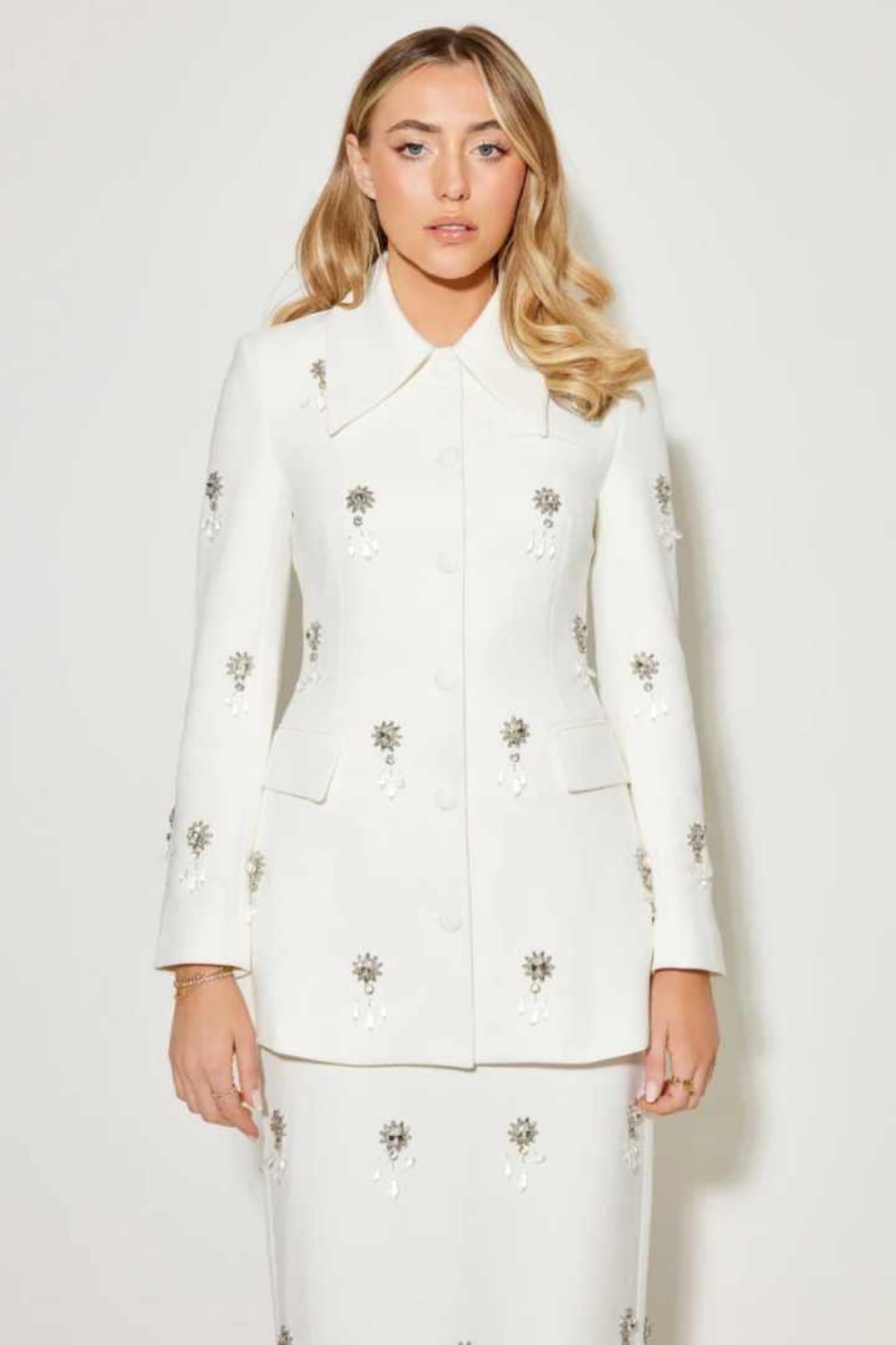 세련된 여성 정장 2피스 블레이저 스커트 싱글 브레스티 - Women Formal Wear With Skirt 리뷰 및 가격