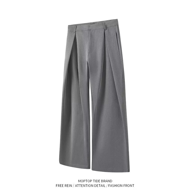 레트로 와이드 레그 플리츠 수트 팬츠, 3D 테일러링  - Tailored Trouser Wide 리뷰 및 가격