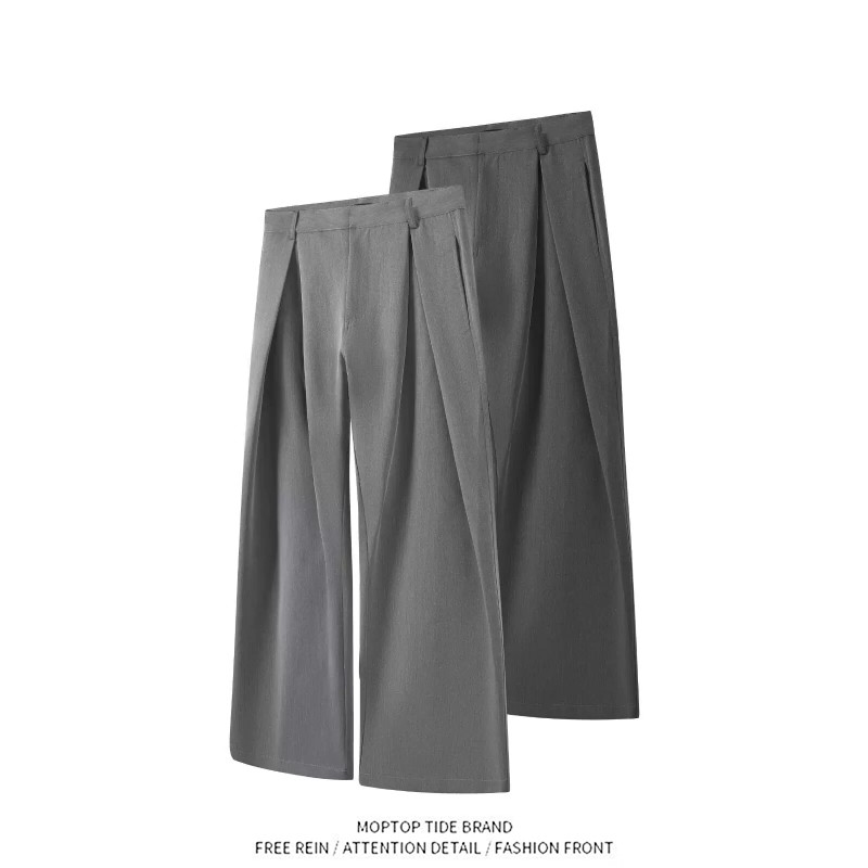 레트로 와이드 레그 플리츠 수트 팬츠, 3D 테일러링  - Tailored Trouser Wide 리뷰 및 가격