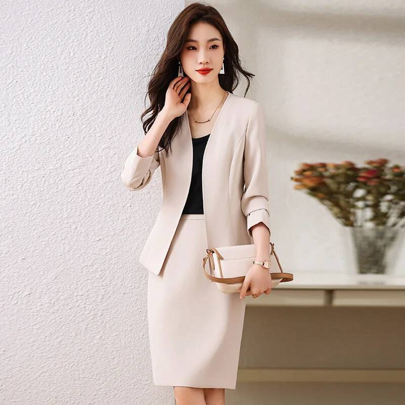 스커트와 재킷이 포함된 여성 정장 비즈니스 슈트 OL  - Women Formal Wear With Skirt 리뷰 및 가격