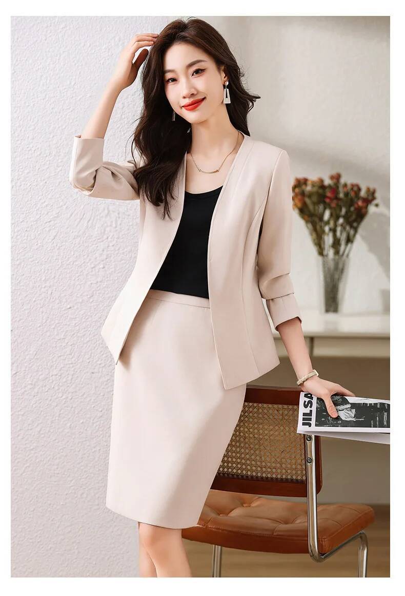 스커트와 재킷이 포함된 여성 정장 비즈니스 슈트 OL  - Women Formal Wear With Skirt 리뷰 및 가격