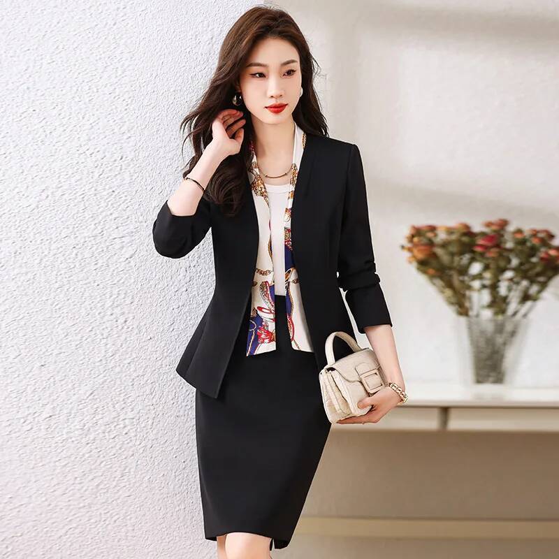 스커트와 재킷이 포함된 여성 정장 비즈니스 슈트 OL  - Women Formal Wear With Skirt 리뷰 및 가격