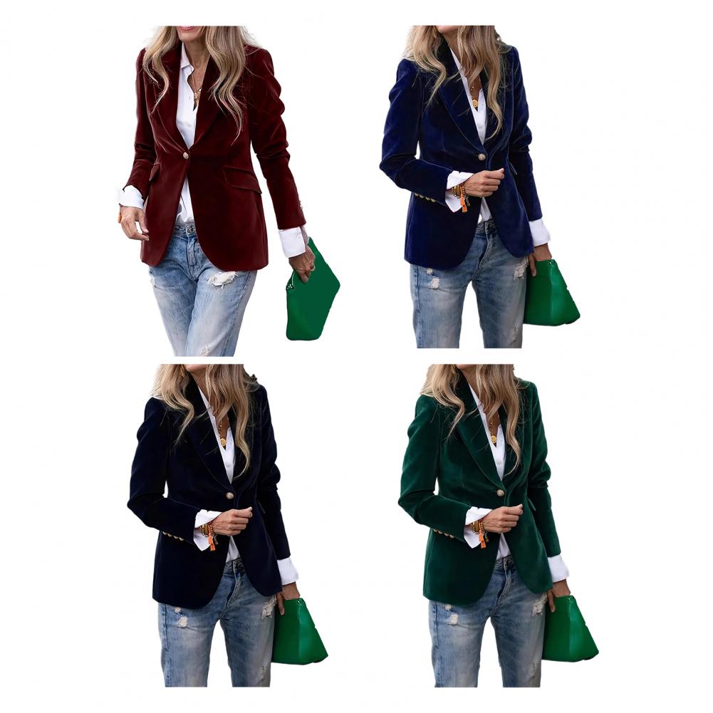 벨벳 대형 여성용 프롬 피크드 라펠 레이디 오피스 턱시 - Women'S Formal Wear For Wedding Guest 리뷰 및 가격