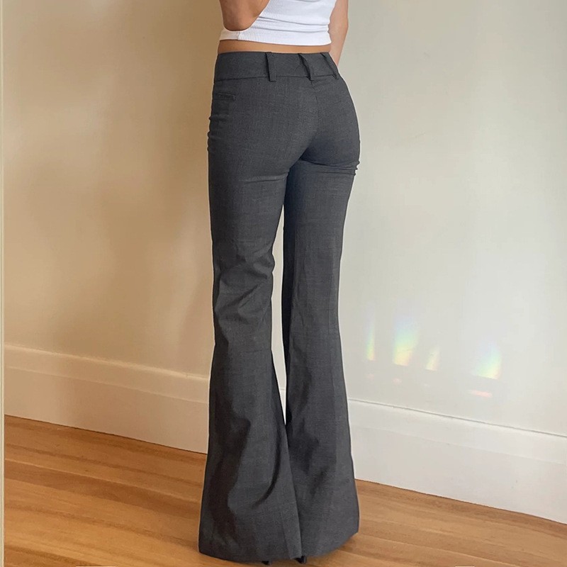 그레이 풀렝스 팬츠 마이크로 플레어 와이드 레그 트라우 - Tailored Trouser Wide 리뷰 및 가격