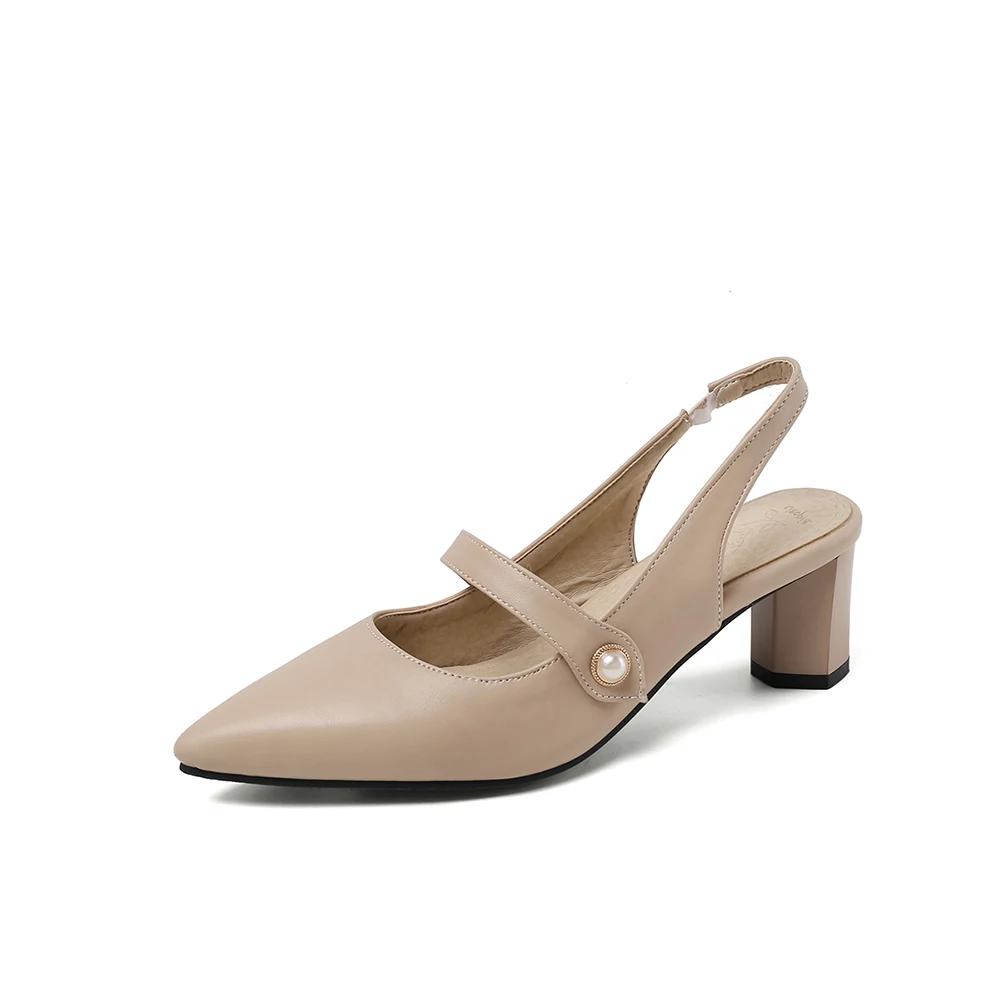 여름 신상 우아한 베이지 블랙 슬링백 샌들 여성용 하이 - Slingback Heel Formal 리뷰 및 가격
