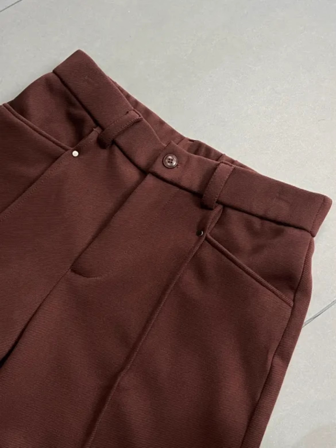 한국 스타일 캐주얼 팬츠 드레이프 와이드 레그 하이웨이 - Tailored Trouser Wide 리뷰 및 가격