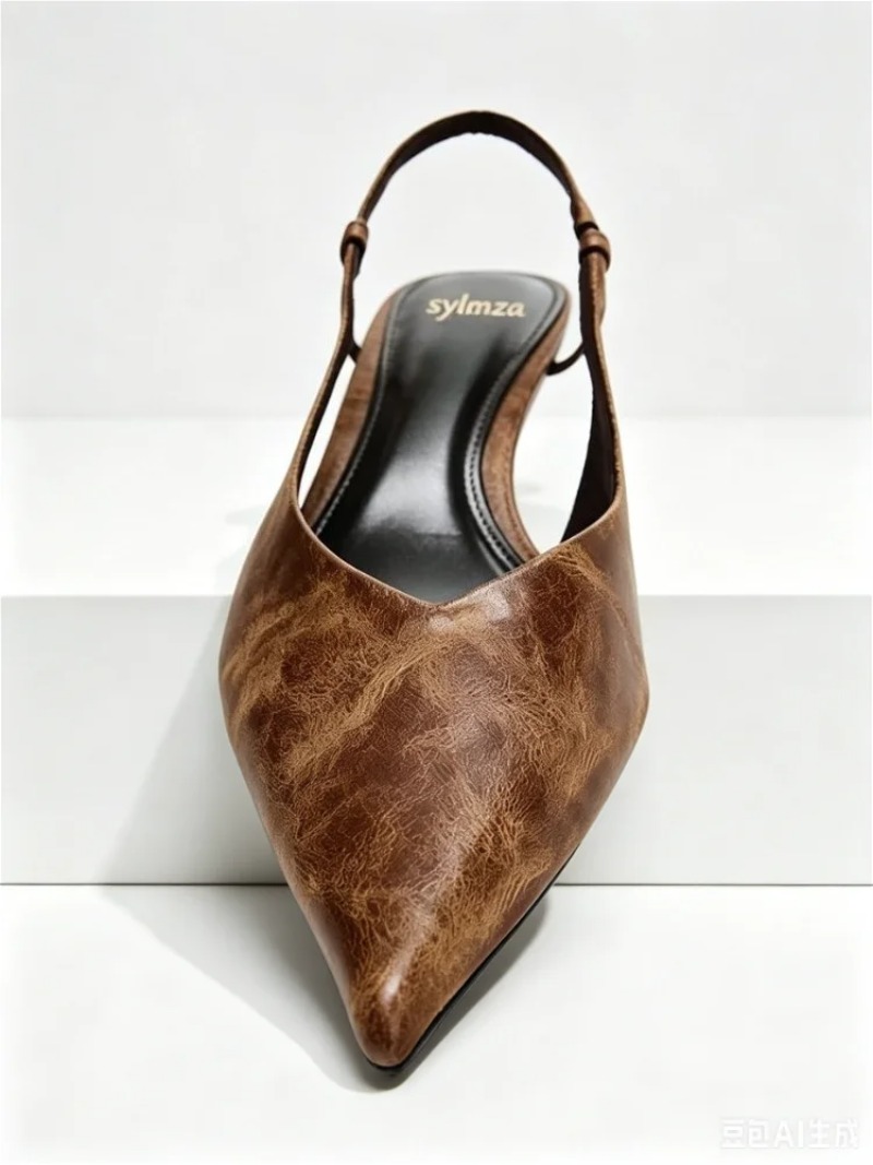 레트로 브라운 키튼 힐 디자이너 펌프스 여성 섹시 포인 - Slingback Heel Formal 리뷰 및 가격